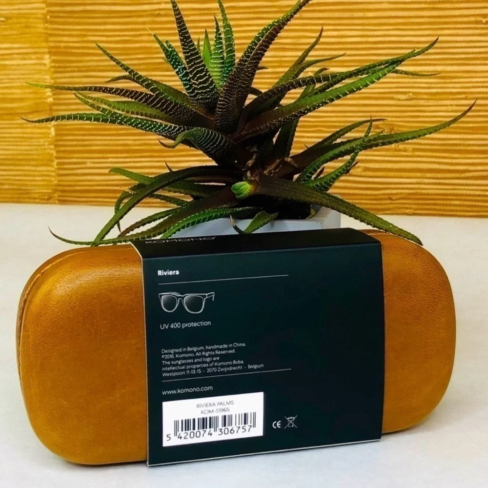 Komono sunglasses riviera palms NEW green